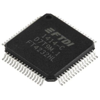 Quad High Speed USB to UART IC  LQFP64 FTDI Chip