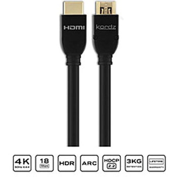 PRS3P-HD0100 HDMIケーブル PRS3 PASSIVE ブラック [1m /HDMI⇔HDMI /スタンダードタイプ /イーサネット対応] Kordz
