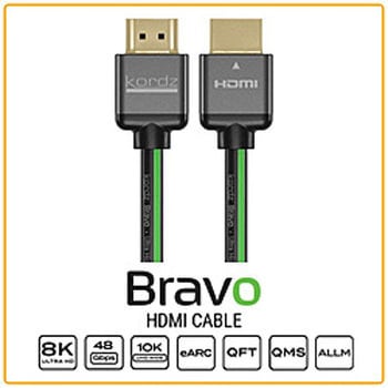 2.0m HDMIケーブル Bravo  BRAVO-HD0200 [2m /HDMI⇔HDMI /スタンダードタイプ] Kordz