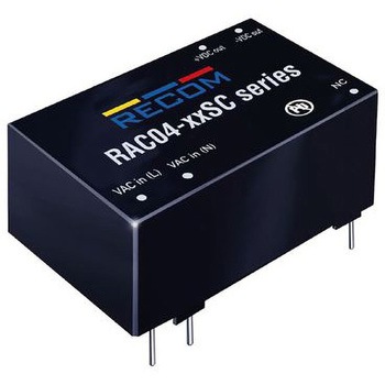 RAC04-12DC/277-E Recom XCb`Od RECOM RAC04-C/277V[Y o͓d(V):}12(DC) 4W }166mA 27.2mms17.1mm 1 48422606