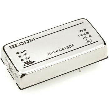 RP20-2415DF Recom ≏DC-DCRo[^ RECOM RP20-FV[Y o͓d(V):}15(DC) }667mA 25.4mms10.2mm 1 48427323