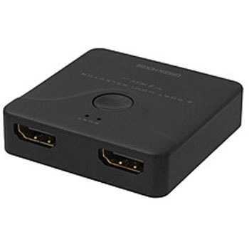 4K30P対応 2WAY 2ポート双方向HDMIセレクタ  ブラック GH-HSWL2-BK [2入力 /1出力 /4K対応] グリーンハウス