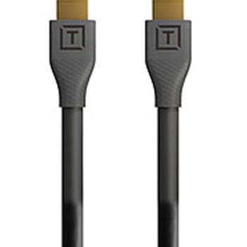 H2A1-BLK 30cm テザープロ HDMI 2.0 to HDMI 2.0  ブラック [0.3m /HDMI⇔HDMI /スタンダードタイプ /イーサネット対応] Tether Tools