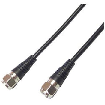 1mアンテナケーブル(F型接栓-F型接栓) FBT-410BK フジパーツ