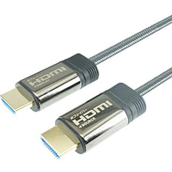 HH500-606GY 50m 光ファイバー HDMIケーブル メッシュタイプ  グレー [50m /HDMI⇔HDMI /スタンダードタイプ] ホーリック