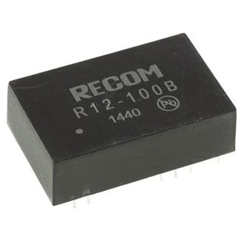 R12-100B Recom �≏DC-DC�R���o�[�^ RECOM Rxx-B�V���[�Y DC103V 5W 50mA ��20.3mm���s9.4mm 1�Z�b�g(15��) 48439205
