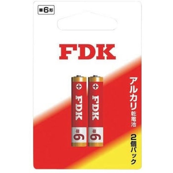 アルカリ乾電池 単6形 1.5V LR8D425F /2個パック FDK