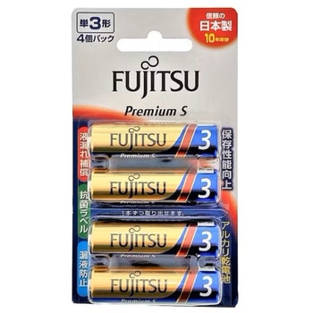 アルカリ乾電池 単3形 1.5V LR6PS Premium S/4個パック FDK
