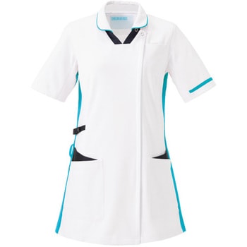 レディススクラブ半袖衿付 996-12 KAZEN