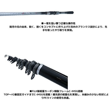 1.2-53 銀狼 鋭牙 DAIWA(ダイワ) 継数5本 全長5.30m仕舞116cm - 【通販モノタロウ】