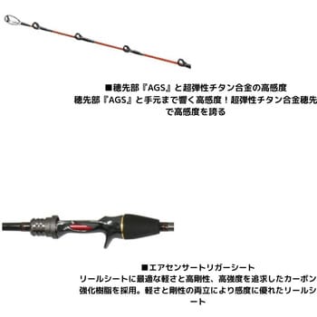 メタリア ライトアジ 180 DAIWA(ダイワ) 継数2本 仕舞128cm - 【通販