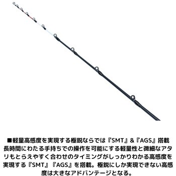 極鋭 マゴチ 216 DAIWA(ダイワ) 継数2本 全長2.16m - 【通販モノタロウ】