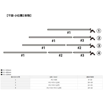 総塗竿掛 冴 - DAIWA(ダイワ)