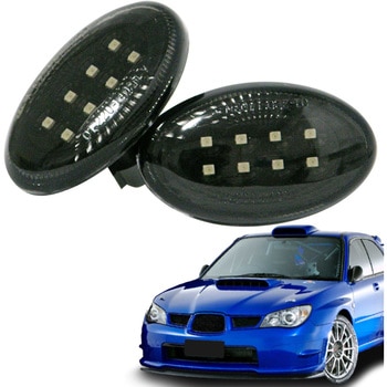 GD GC インプレッサ クリスタルLEDサイドマーカー スモーク クリスタルアイ