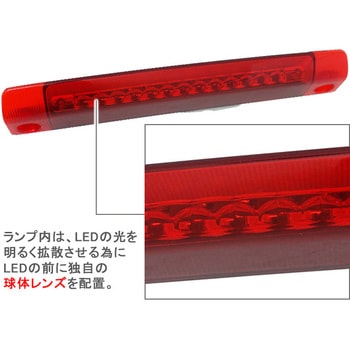 30ヴェルファイア/アルファード 前期/後期用 LEDハイフラッシャーハイマウントストップランプ スモーク クリスタルアイ