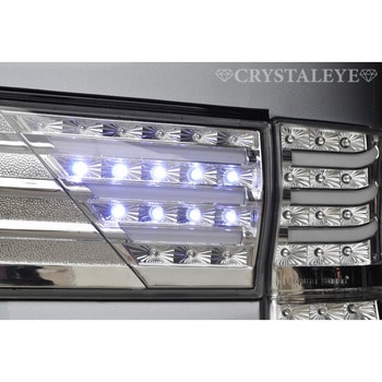 L375S/385S タントカスタム ファイバーLEDセンターガーニッシュ クリアー クリスタルアイ