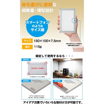 Q004SV USB電源 スーパースリムフラットパネルLEDライト 汎用 面