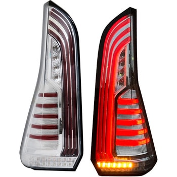 J210CL C27 セレナ ファイバーLEDテールランプ 流れるシーケンシャルウインカー仕様 クリアー クリスタルアイ 1セット J210CL -  【通販モノタロウ】