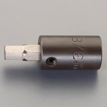 (1/2”DR)インパクトHexビットソケットセット(インチ) エスコ