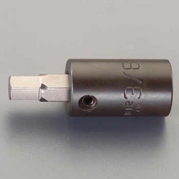 (1/2”DR)インパクトHexビットソケットセット(インチ) - エスコ