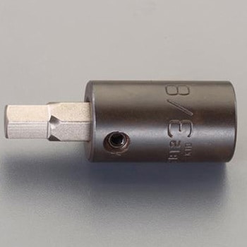 (1/2”DR)インパクトHexビットソケットセット(インチ) - エスコ