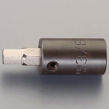 (1/2”DR)インパクトHexビットソケットセット(インチ) - エスコ