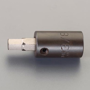 (1/2”DR)インパクトHexビットソケットセット(インチ) - エスコ