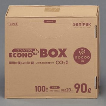 [半透明]ポリ袋(45～150L) エスコ