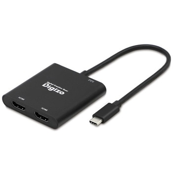 HDMI 4Kx2ポート出力可能 Type-C変換アダプター プリンストン