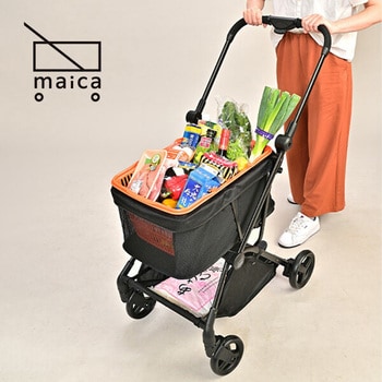 MAICA マイショッピングカート maica 折りたたみ 4輪 大容量 ビタットジャパン ブラック色 - 【通販モノタロウ】