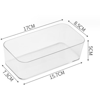 デスク廻り収納用透明ケース トライメイト