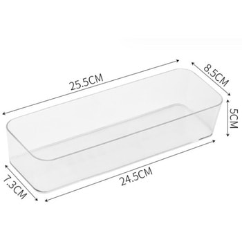 デスク廻り収納用透明ケース トライメイト