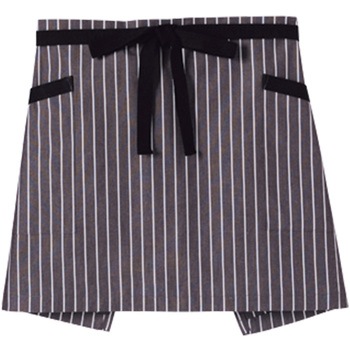 ストライプ柄ショートエプロン FK7126 - ボンマックス