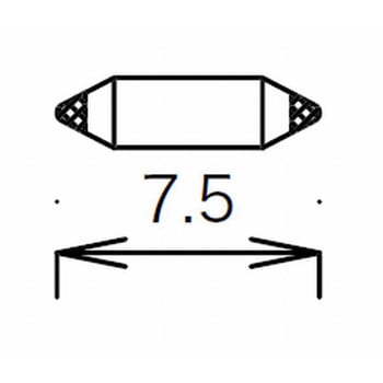 RONDCOM71C/72A/75GB/R76A用スタイラス(両側) 東京精密