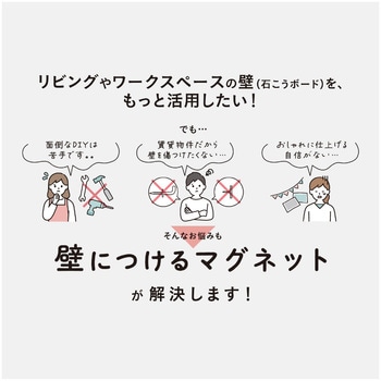 石膏ボード専用 壁につけるマグネット 補助板 コクヨ