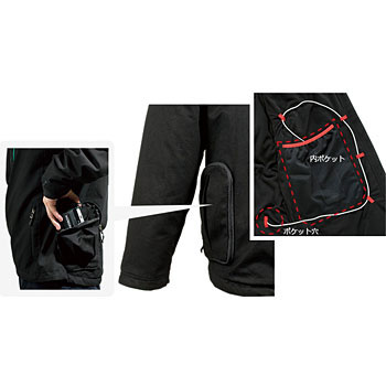 UJ18DSL(L) コードレスウォームジャケット 1着 HiKOKI(旧:日立工機