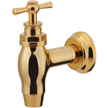 横水栓 アンティークゴールド カクダイ