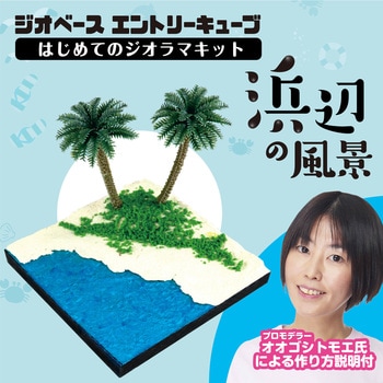 ジオベースエントリーキューブはじめてのジオラマ 浜辺 アーテック