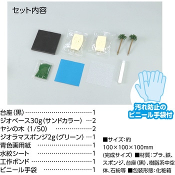 ジオベースエントリーキューブはじめてのジオラマ 浜辺 アーテック