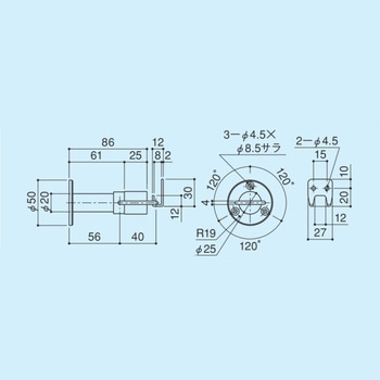 ドアーストップ(フック付) SYS(シブタニ)