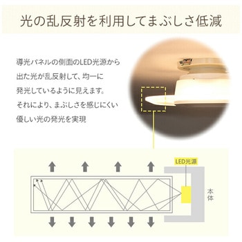 導光パネル LEDミニシーリングライト YAMAZEN(山善)