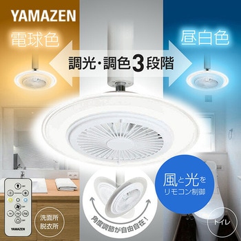 導光パネル LEDシーリングライトファン YAMAZEN(山善)