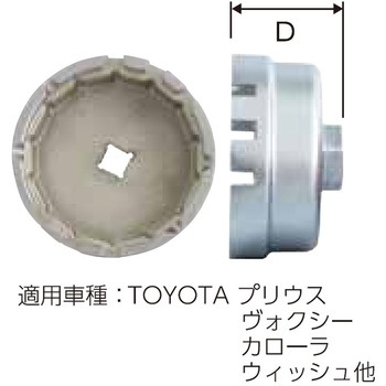 オイルフィルターレンチ Pro-Auto