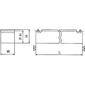 両端加工ラックギヤ LRW 青木精密工業