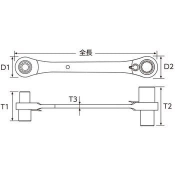 4in1 リバースラチェットレンチ Pro-Auto