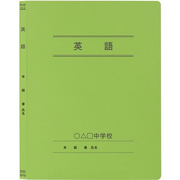 【名入れ】オリジナル フラットファイル (A4 年組番氏名デザイン) プラス(文具)