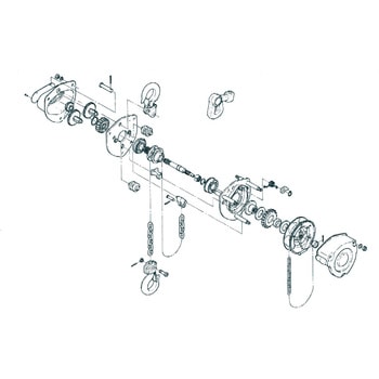 CB005用部品 ツメグルマ キトー