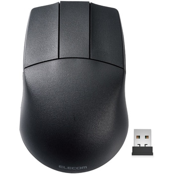 ワイヤレスマウス 無線 2.4GHz USB 3ボタン ブルーLED 3DCAD 高耐久 ホイールレス 左右対称 両利き対応 エレコム