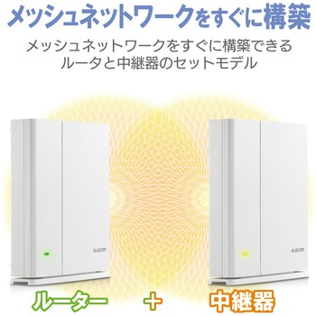 Wi Fiルーター 無線lan 親機 中継器 867 400mbps 11ac N A B G メッシュネットワーク エレコム 無線lanルーター 親機 通販モノタロウ Wmc Dlgst2 W