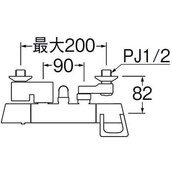 サーモシャワー混合栓 SANEI